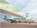  ?? JEREMY DWYER-LINDGREN/SPECIAL FOR USA TODAY ?? Frontier Airlines is upgrading its frequent-flier program.