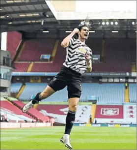  ?? FOTO: GETTY ?? Gol a gol, el uruguayo Edinson Cavani ha enamorado a todo el Manchester United