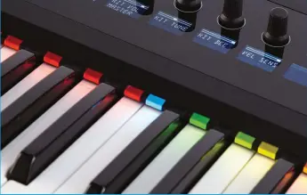  ??  ?? Looking for a keyboard to help you learn scales? Komplete Kontrol’s coloured LEDs will guide your practising
