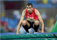  ?? Reuters file ?? Majd Eddin Ghazal of Syria competes during the Men’s High Jump Final at the 2016 Rio Olympics. —