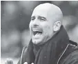  ??  ?? Pep Guardiola