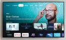  ?? Photograph: Samuel Gibbs/ The Guardian ?? Google TV is the modern and much-improved interface for the Android TV operating system.