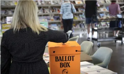  ?? Photograph: Andrew Warner/AP ?? The lobby group seeking to lower New Zealand's voting age secured a victory when the supreme court ruled that the current law amounts to age discrimina­tion.