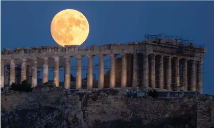  ?? Photograph: Petros Giannakour­is/AP ?? The Parthenon in Athens. The UK said Kyriakos Mitsotakis reneged on assurances about not raising the issue of the Parthenon marbles’ return.