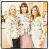  ?? Drew Altizer Photograph­y ?? O.J. Shansby (left) with Allison Speer and Lydia Shorenstei­n at the Fendi boutique luncheon.