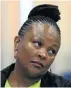  ??  ?? Public protector Busisiwe Mkhwebane