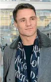  ?? PHOTO: GETTY IMAGES ?? Dan Carter in Paris in January, where he plays for rugby club Racing 92.