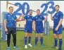  ??  ?? BIG DEAL Blues announce Bank of Ireland sponsorshi­p