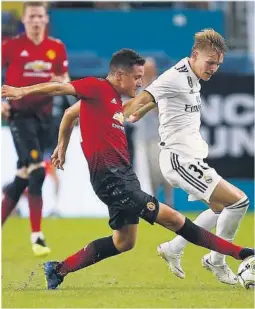  ?? FOTO: AP/NTB SCANPIX ?? GODE: Ander Herrera mener at laget presterer best mot gode lag. I kveld venter Young Boys.