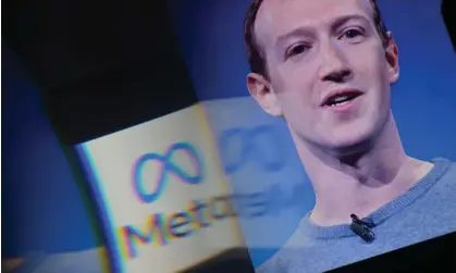  ?? Press, Inc./Alamy Live News ?? The CEO of Meta, Mark Zuckerberg. ‘You know an industry is in a bubble when its bosses believe their own babble.’ Photograph: Zuma