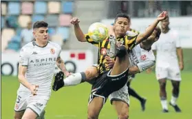  ?? FOTO: MIREYA LÓPEZ ?? Parón obligado
El Barakaldo no disputará su encuentro frente a la Cultural