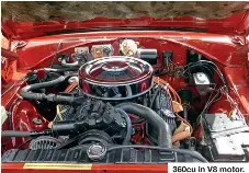  ?? ?? 360cu in V8 motor.