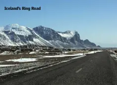  ??  ?? Iceland’s Ring Road