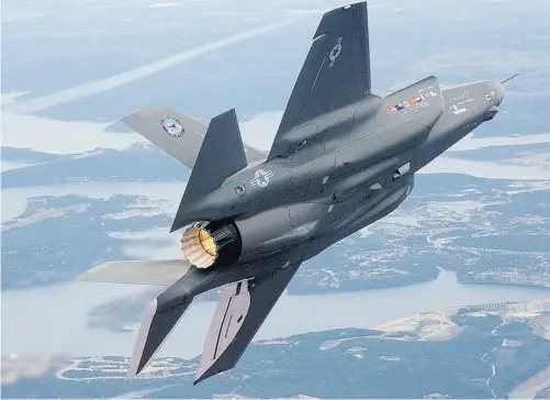  ?? Supplied ?? A federal cabinet committee has decided to cancel Canada’s controvers­ial purchase of F-35 jet fighters, a source says.