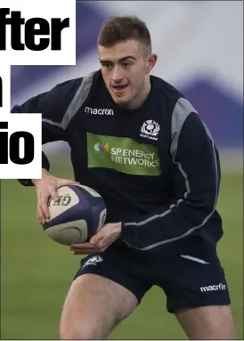  ??  ?? Scotland age-grade players Nathan Chamberlai­n, Dan Gamble (above right) and Ben Muncaster (right) have signed