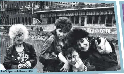  ?? ?? Las Vulpes, en Bilbao en 1983.
