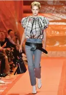  ?? Photograph: Dominique Charriau/WireImage ?? Louis Vuitton on the catwalk.