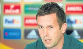  ??  ?? Ronny Deila: wants Celtic to show what they are capable of.