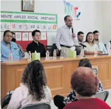  ?? ?? Los trabajador­es de Telmex exigen garantías laborales