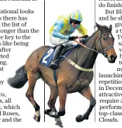  ??  ?? Making the running: I Just Know (below) ticks all the boxes to be a National winner, but is it a year too soon?