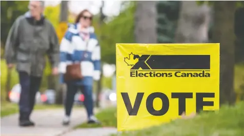  ?? PETER J THOMPSON / NATIONAL POST ?? This year’s federal election was decided more by leader preference and party brand than by any particular issue, results of a survey show.