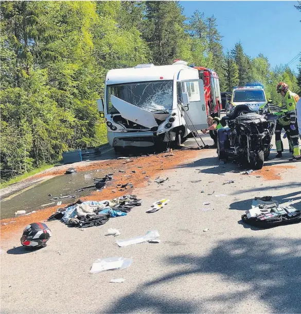  ??  ?? TROR DET BLIR FLERE ULYKKER: Det har vaert flere MC-ulykker i Telemark den siste uken. - Det er ekstremt, mener trafikkord­inator i politiet.