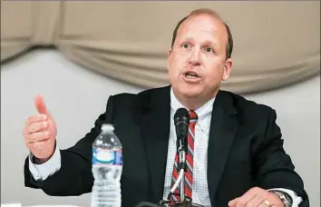  ?? Steven M. Falk/Philadelph­ia Inquirer ?? State Sen. Daylin Leach, a Democrat who represents parts of Delaware and Montgomery counties in the Philadelph­ia area.