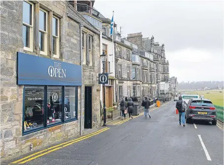  ?? Picture: Steven Brown. ?? The rebranding of a shop on St Andrews Links angered a descendant of Old Tom Morris.