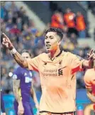  ?? FOTO: AP ?? Firmino hizo dos goles al Maribor