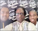  ??  ?? Deshan “Styler” Naidoo, Logie Naidoo and Siyanda Mlaba.