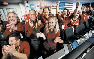  ?? AL SEIB/LOS ANGELES TIMES ?? NASA has a consistent­ly high rating, with 81 percent of its workforce reporting satisfacti­on in this year’s survey.