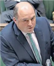  ??  ?? Ben Wallace, the security minister, questioned by MPS yesterday