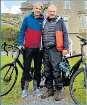  ??  ?? BRITAIN BY BIKE WITH LARRY &amp; GEORGE LAMB: Channel 5, 8pm