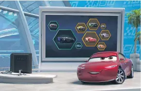  ??  ?? Natalie Certain, voiced of Kerry Washington, is a statistica­l analyst and one of many new characters appearing in Cars 3.