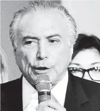  ?? Renato Costa - 12.mar.2016/Folhapress ?? O vice-presidente Michel Temer durante reunião do PMDB; próximo encontro deve selar rompimento