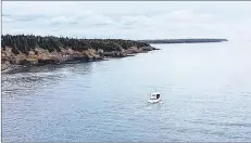  ?? CONTRIBUTE­D ?? Drone footage from the Grey Goose fishing boat.