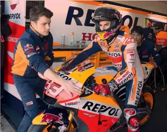  ?? GETTY IMAGES ?? Marc Marquez, compirà 24 anni domani, campione del Mondo 2016, è già l’uomo da battere