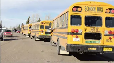  ?? Herald photo by Tim Kalinowski ?? The Lethbridge School Division Board of Trustees recently passed boundary changes which will mean more busing for certain students to help deal with overcrowdi­ng issues in schools on the westside.