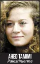  ??  ?? Palestinie­nne AHED TAMIMI