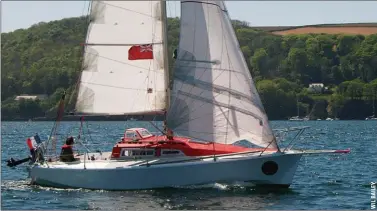  ??  ?? Le Français Julien Pipat a remporté le Jester Azores Challenge sur un ancien quarter, Bula, qu’il avait restauré.