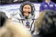  ?? Associated Press file photo ?? Christina Koch broke the record set by former space station commander Peggy Whitson in 2016-17.