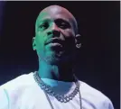  ?? PROVIDED BY MARK DAVIS ?? DMX performs at the Coachella music festival in 2015.