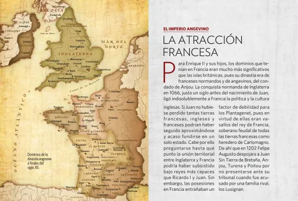  ?? CARTOGRAFÍ­A: EOSGIS.COM ?? EL PRESAGIO DE ENRIQUE II «De mis cuatro hijos, el más joven, mi preferido, será el más cruel conmigo», dijo Enrique II. Abajo, molde del sello real del monarca. Archivos Nacionales, París. ERICH LESSING / ALBUM