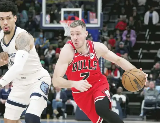  ?? KAREN PULFER FOCHT/AP ?? Though Goran Dragic believes he can still play point guard at a high level, he understand­s why the Bulls are exploring all options at the position.