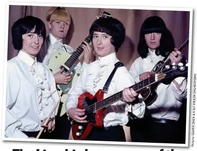  ?? Picture:GUNTERZINT/K&KULFKRUGER­OHG/REDFERNS ?? Rocking it: (From left) Liverbirds Sylvia Saunders, Pamela Birch, Mary McGlory and Valerie Gell