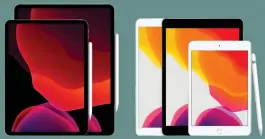  ??  ?? Neben dem normalen ipad bietet Apple auch das etwas bessere ipad Air, das ipad mini und das deutlich leistungss­tärkere ipad Pro an.