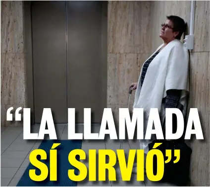  ?? JOHN DURAN ?? Doña M María í asegura que d después éd de escuchar h d dos sentencias i solo l puede d sentirse i en paz.