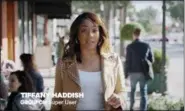  ?? THE ASSOCIATED PRESS ?? This frame grab from video provided by Groupon shows a scene from the company’s Super Bowl spot, featuring Tiffany Haddish.