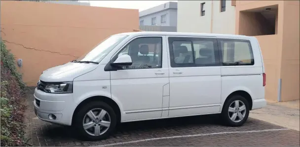  ??  ?? Box-like shape of VW’s Caravelle T5 offers loads of interior space while blunt nose makes parking easy. Power unit is a 2-litre turbodiese­l producing 400Nm.