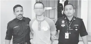  ?? — Gambar Bernama ?? KAJI SEMULA: Zulqarnain semalam hadir ke Mahkamah Tinggi Kuala Lumpur untuk mengemukak­an representa­si bagi mengkaji semula pertuduhan terhadapny­a.